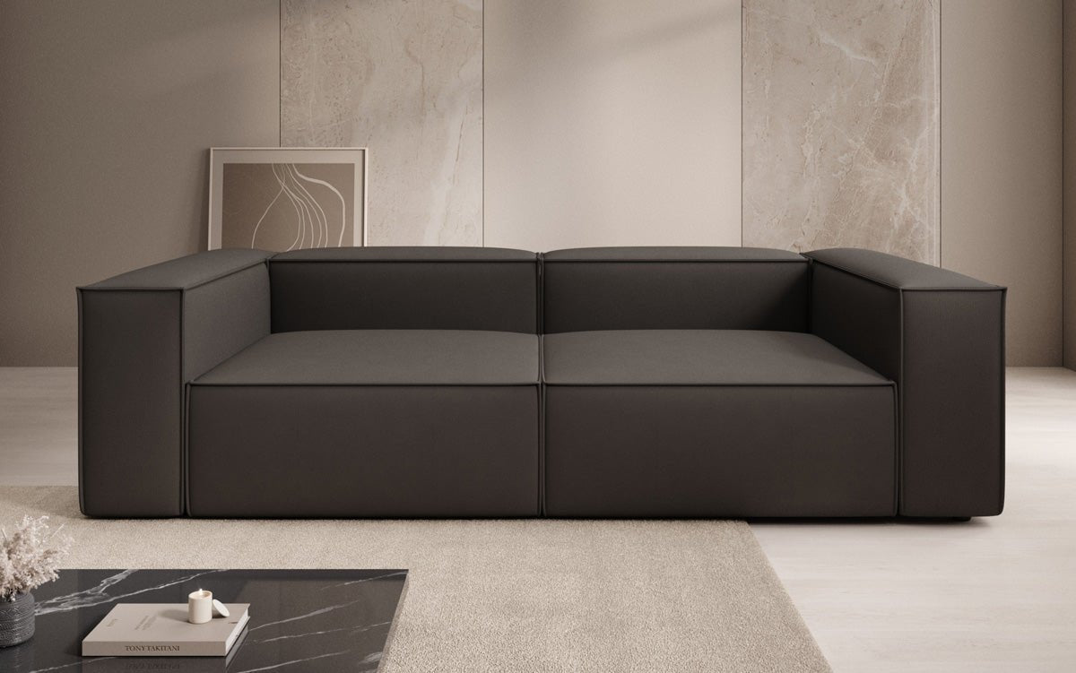 Designer Sofa Lesley 3 Sitzer in Stoff