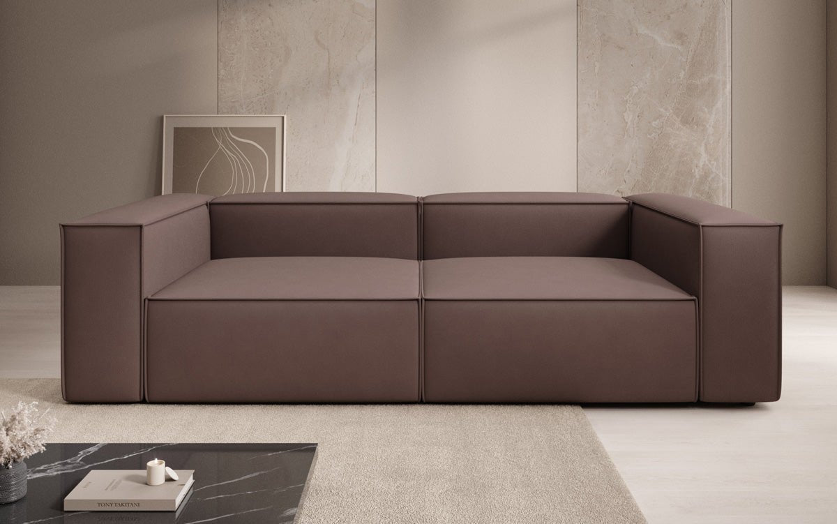 Designer Sofa Lesley 3 Sitzer in Stoff