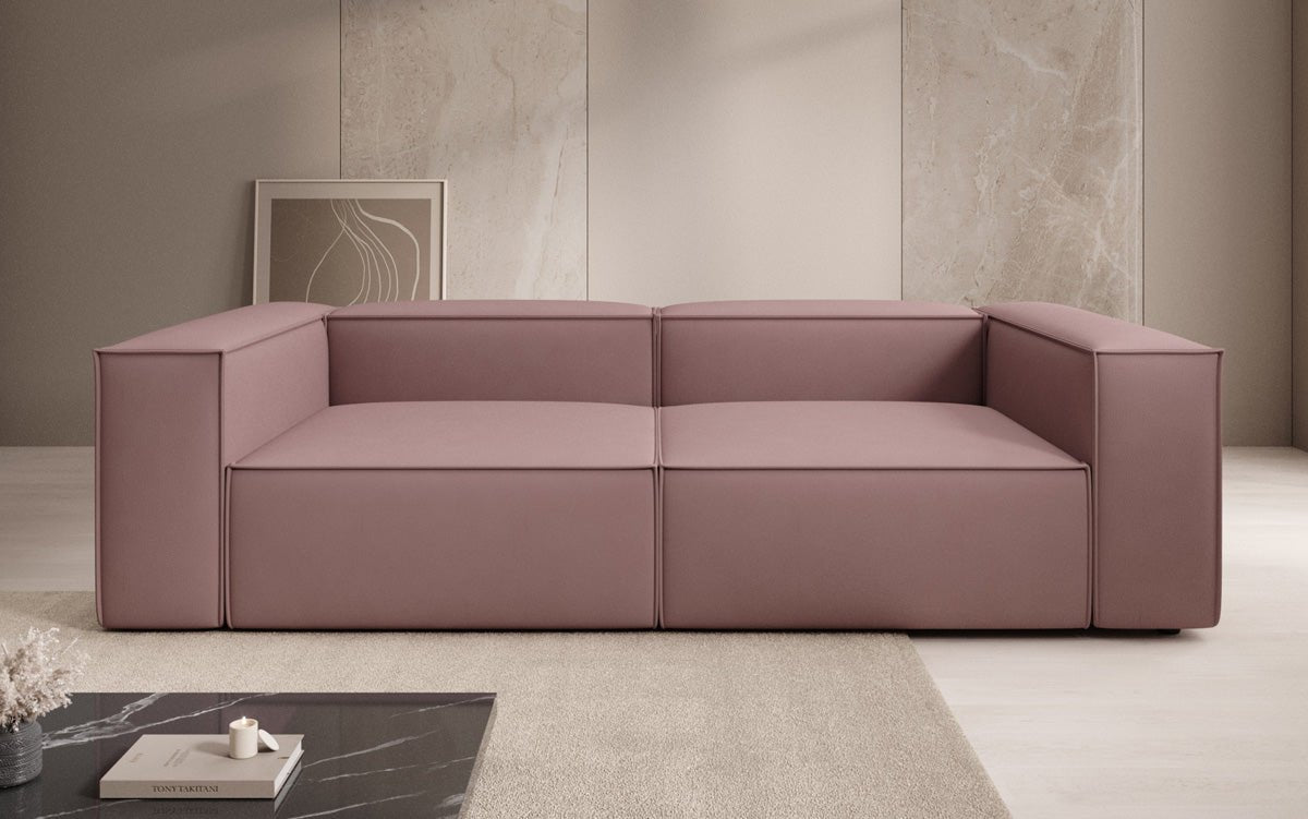 Designer Sofa Lesley 3 Sitzer in Stoff