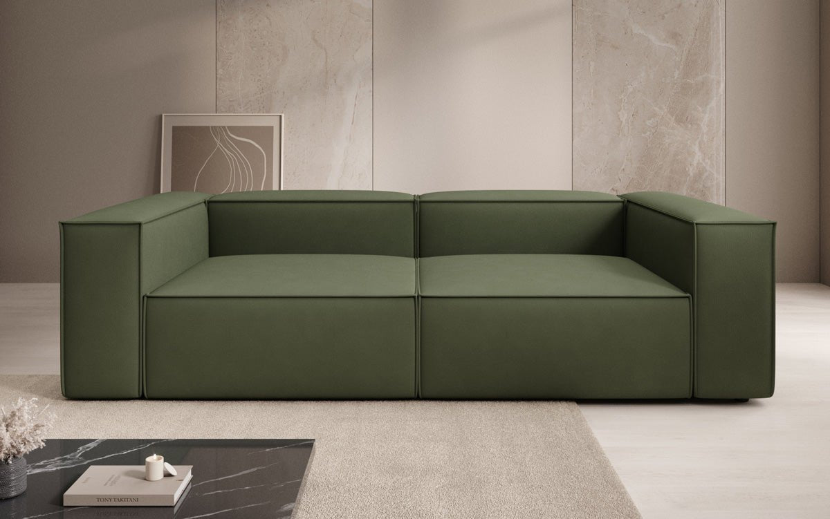 Designer Sofa Lesley 3 Sitzer in Stoff