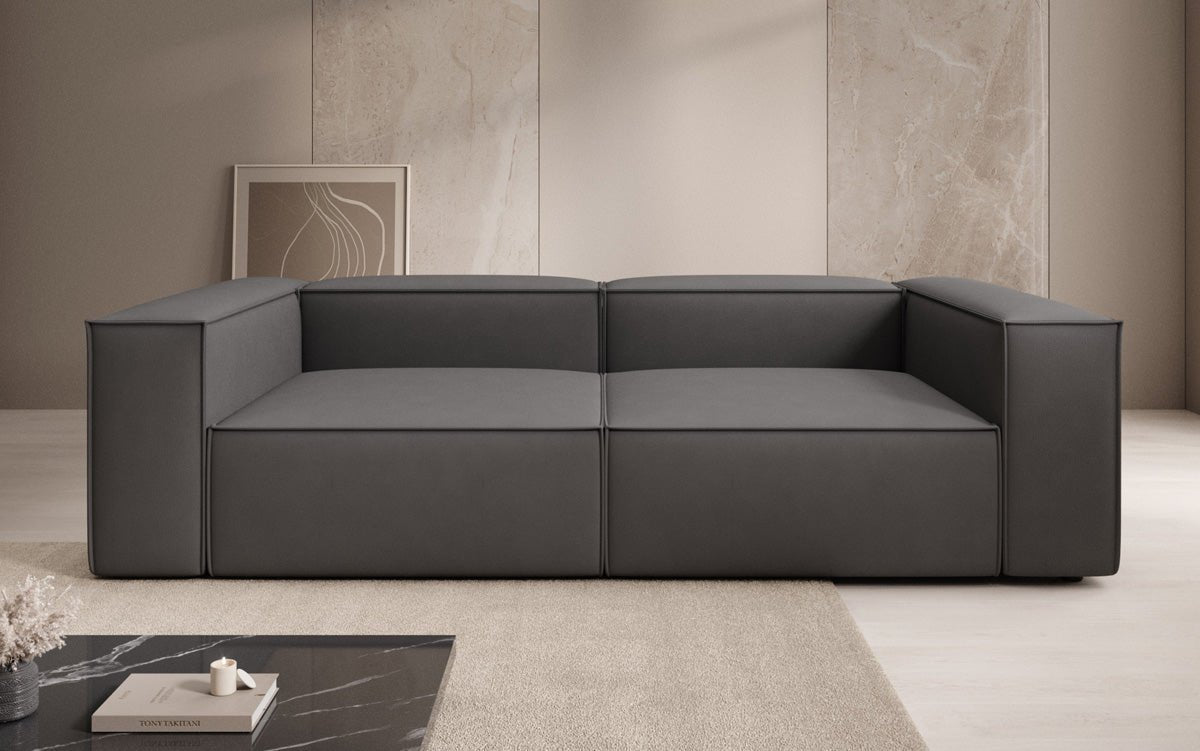 Designer Sofa Lesley 3 Sitzer in Stoff