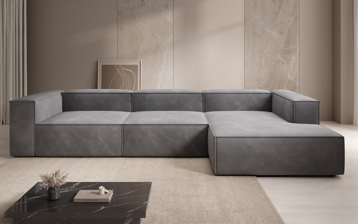 Designer Sofa Lesley L i Velour