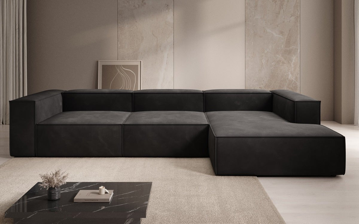 Designer Sofa Lesley L i Velour