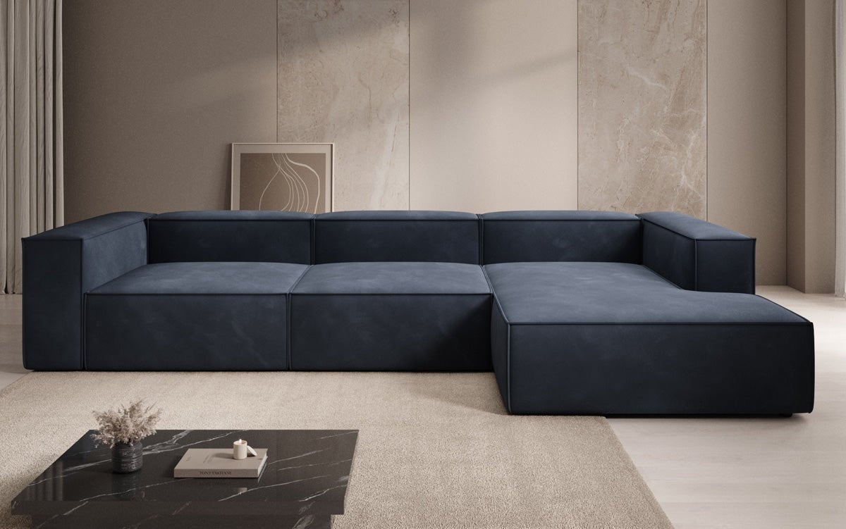 Designer Sofa Lesley L i Velour