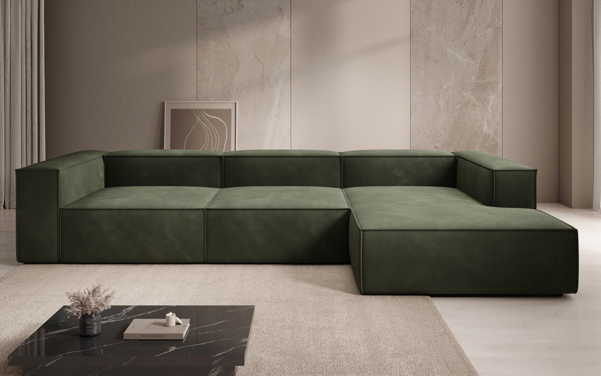 Designer Sofa Lesley L i Velour