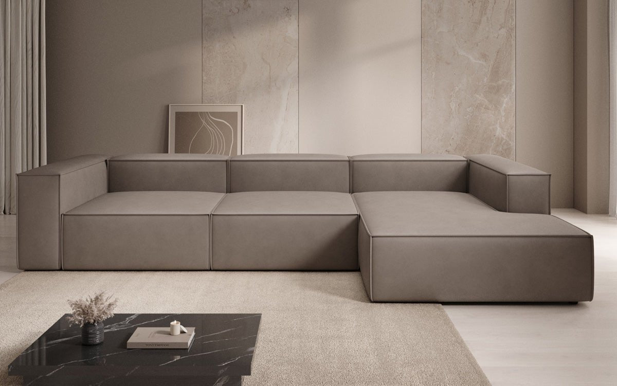 Designer Sofa Lesley L i ægte læder