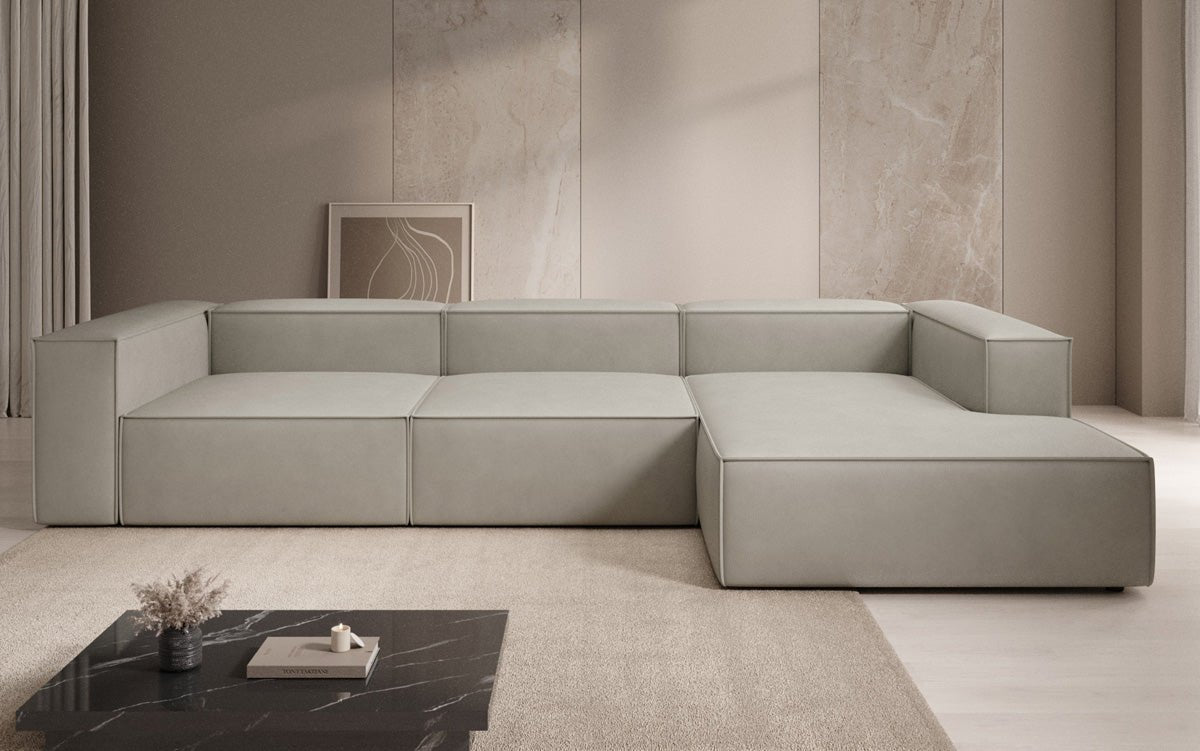 Designer Sofa Lesley L i ægte læder