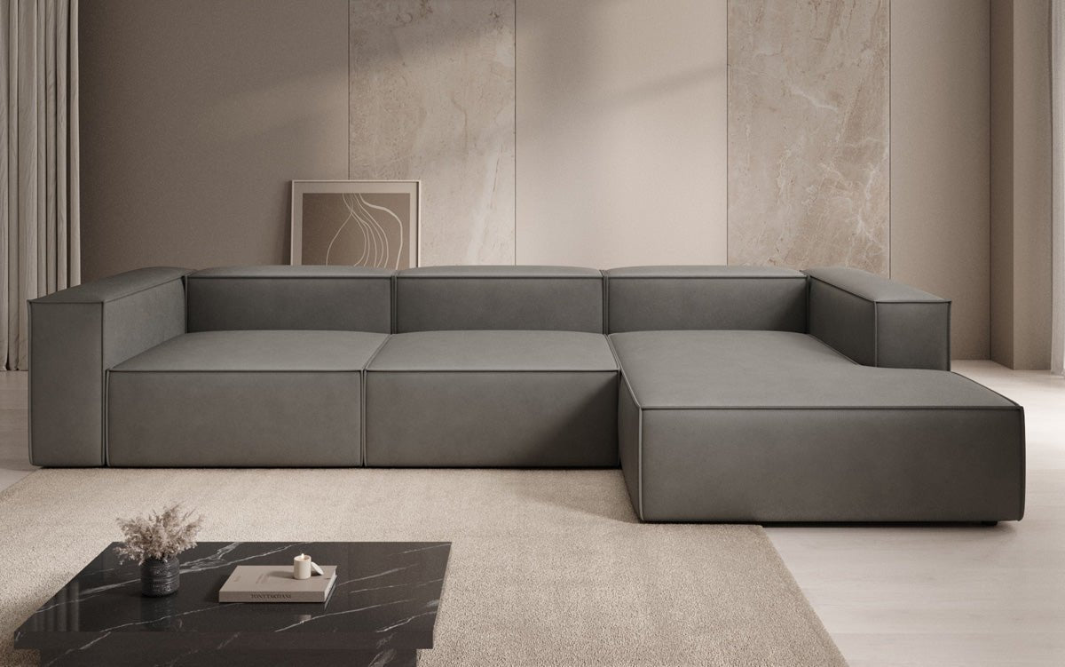 Designer Sofa Lesley L i ægte læder