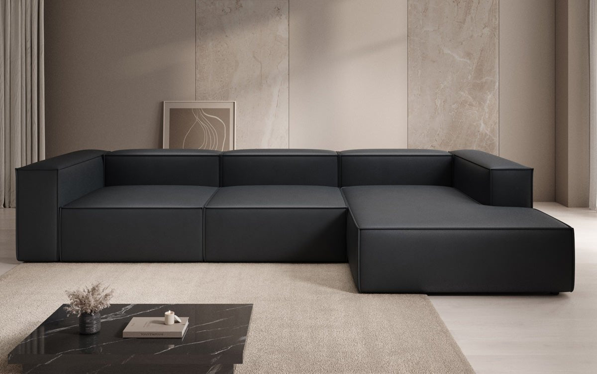 Designer Sofa Lesley L i ægte læder