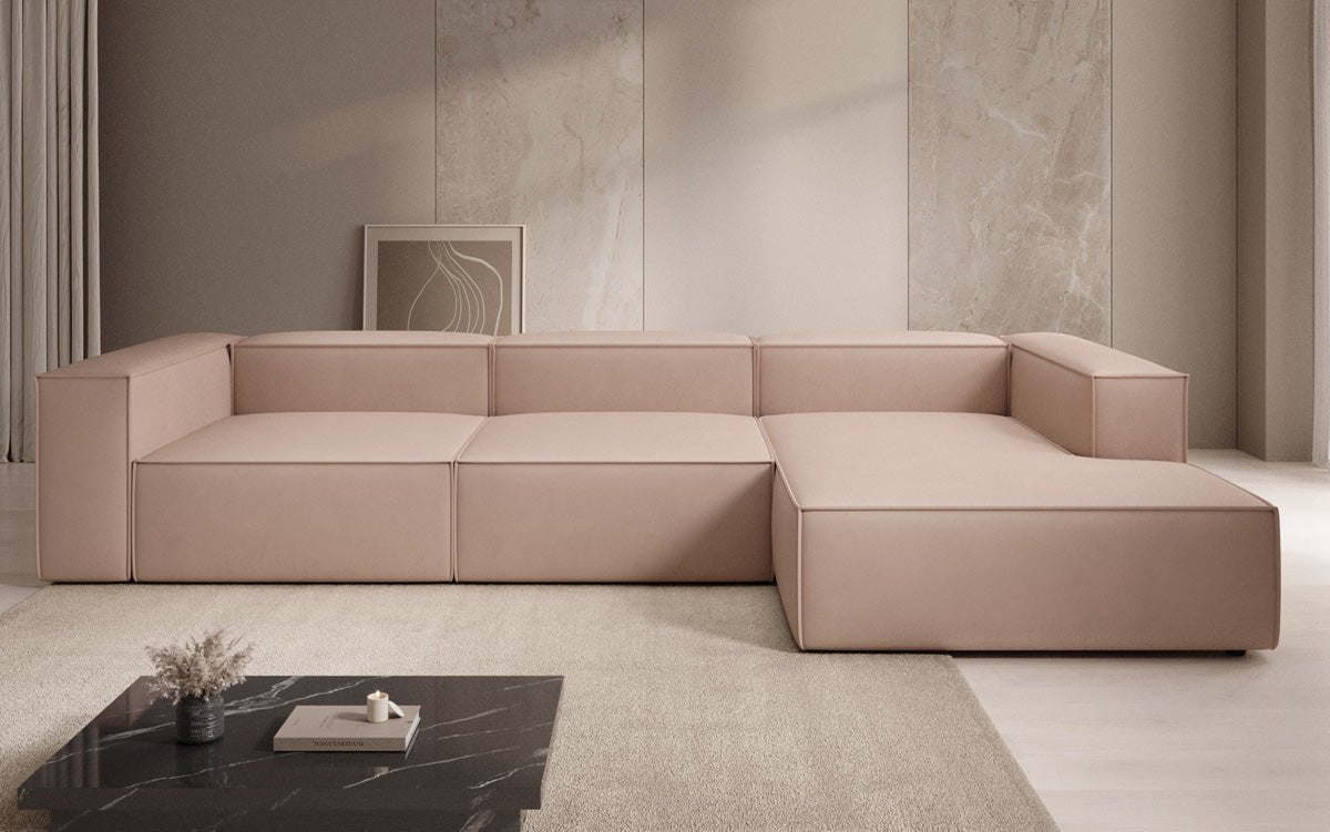 Designer Sofa Lesley L i ægte læder