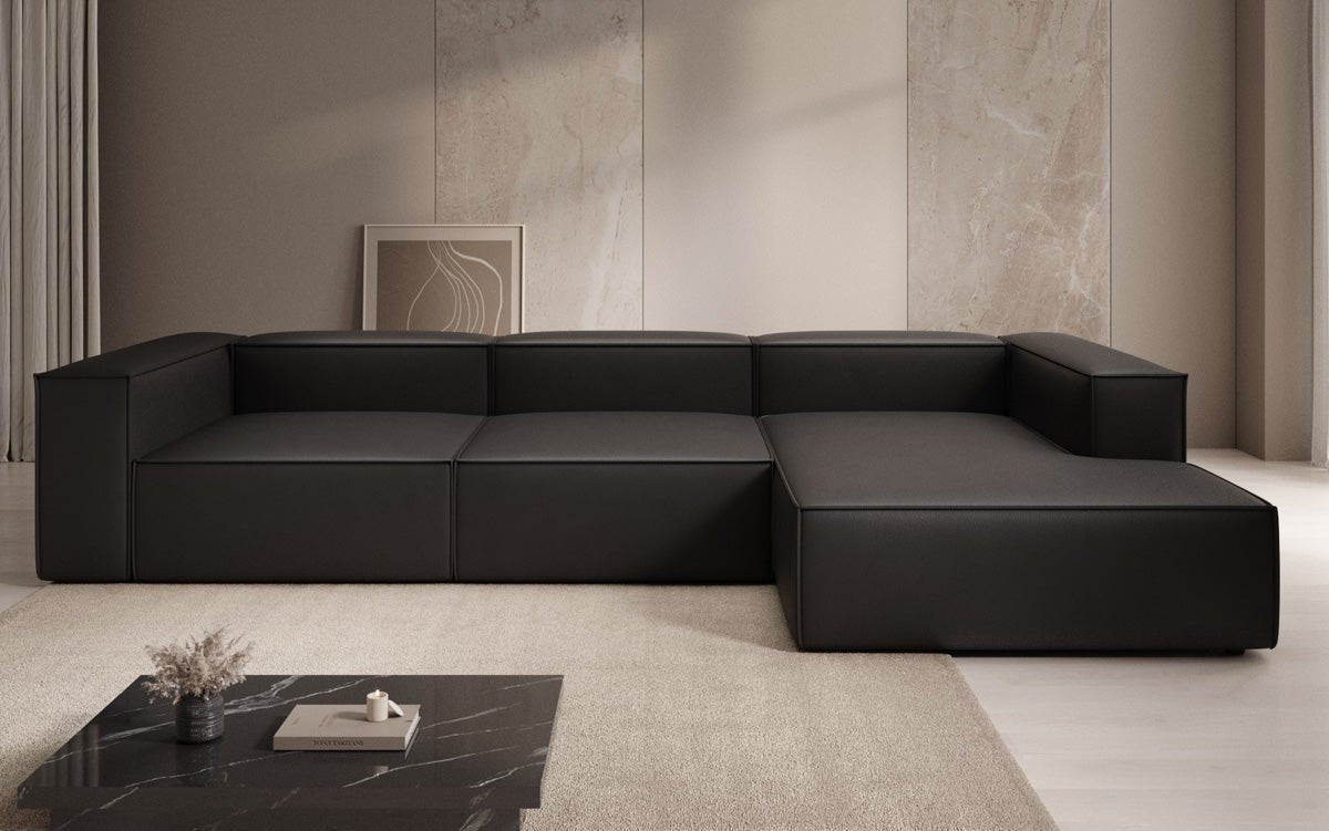Designer Sofa Lesley L i ægte læder