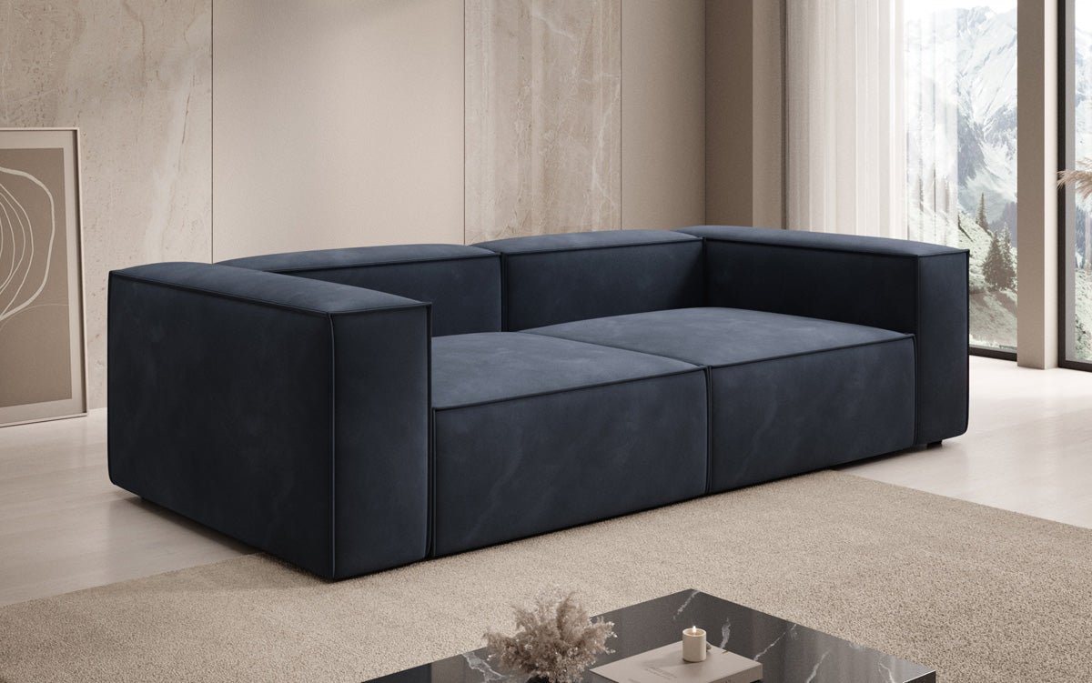 Designer Sofa Lesley 3-personers i Velour