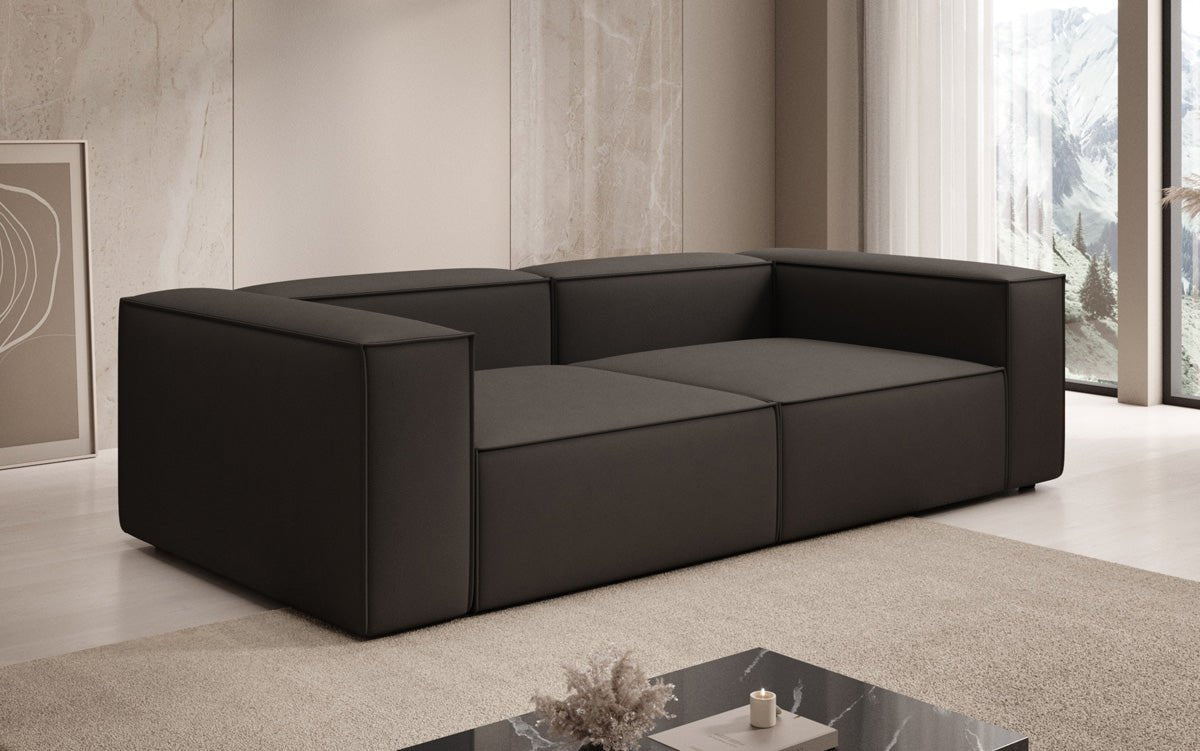 Designer Sofa Lesley 3 Sitzer in Stoff