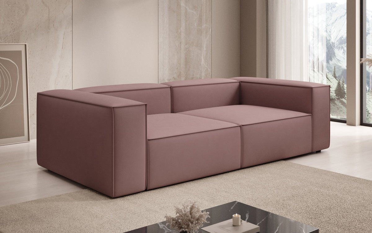 Designer Sofa Lesley 3 Sitzer in Stoff