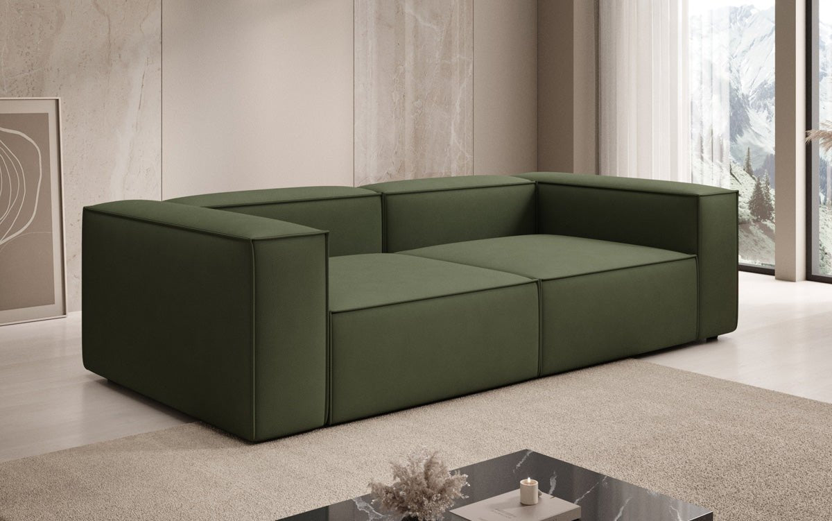 Designer Sofa Lesley 3 Sitzer in Stoff