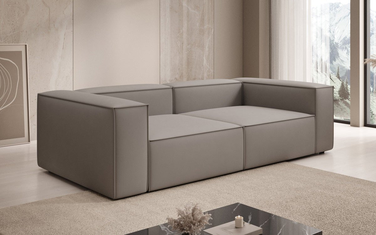 Designer Sofa Lesley 3 Sitzer in Stoff