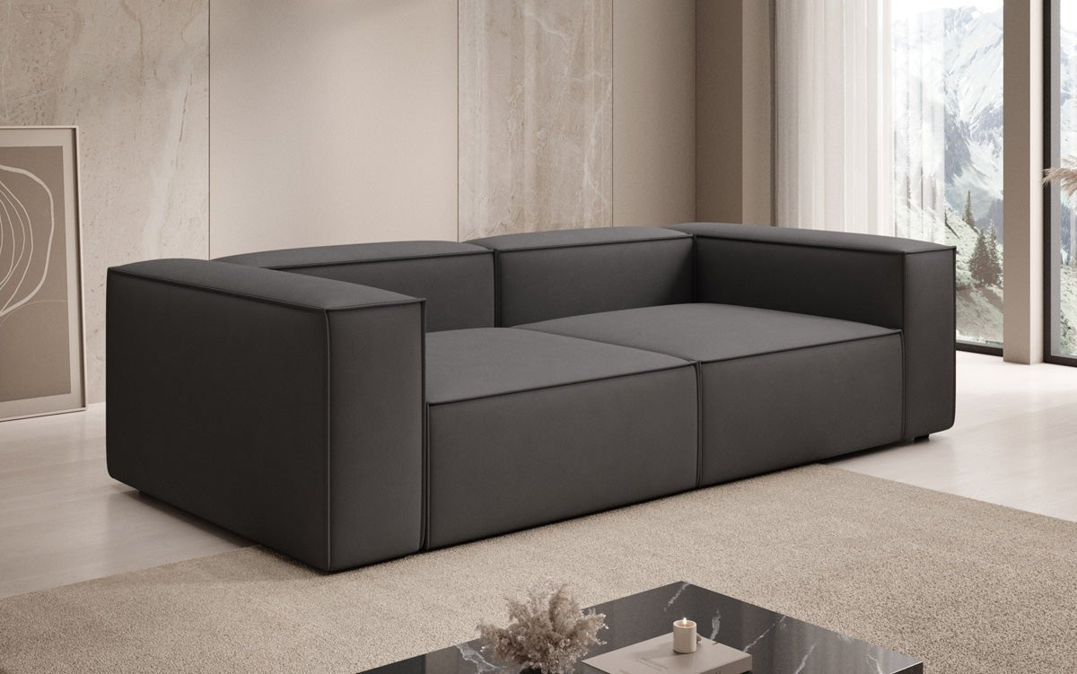 Designer Sofa Lesley 3 Sitzer in Stoff
