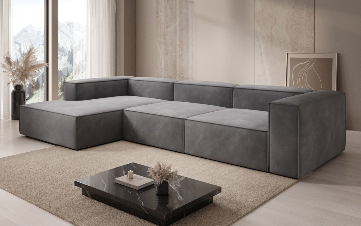 Designer Sofa Lesley L i Velour