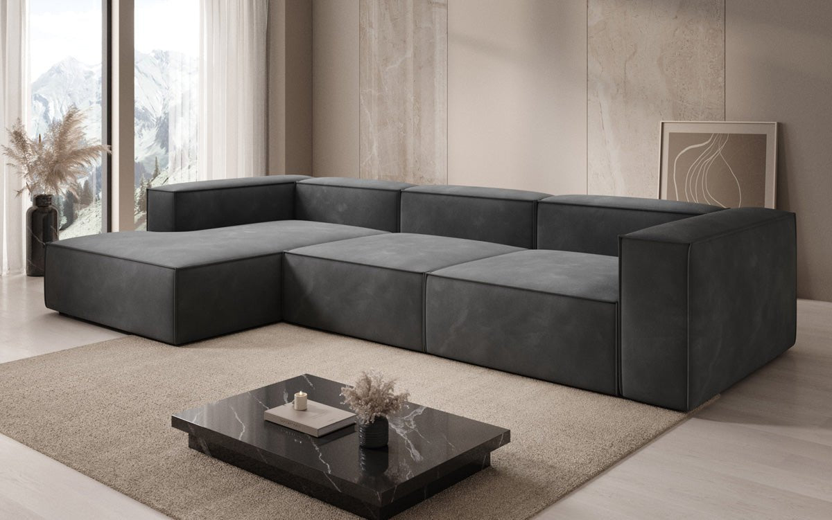 Designer Sofa Lesley L i Velour