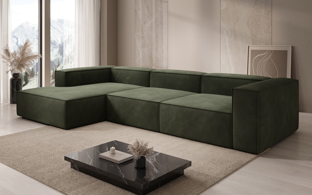 Designer Sofa Lesley L i Velour