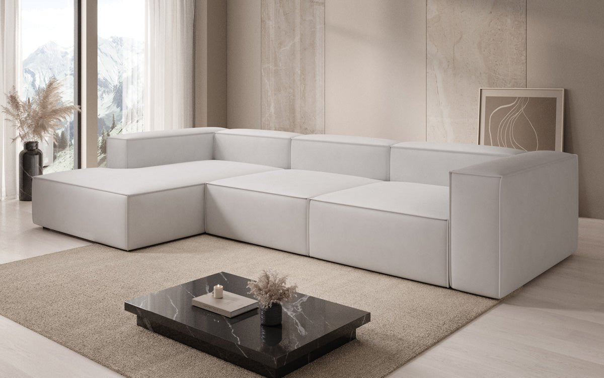 Designer Sofa Lesley L i ægte læder