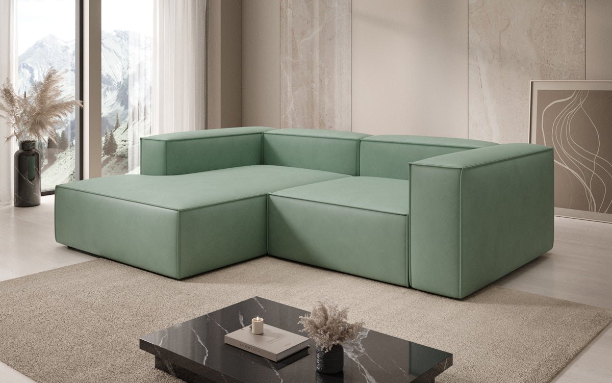 Designer Sofa Lesley L Mini i ægte læder