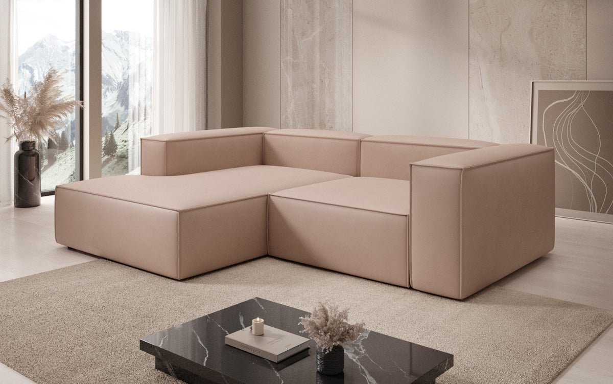 Designer Sofa Lesley L Mini i ægte læder