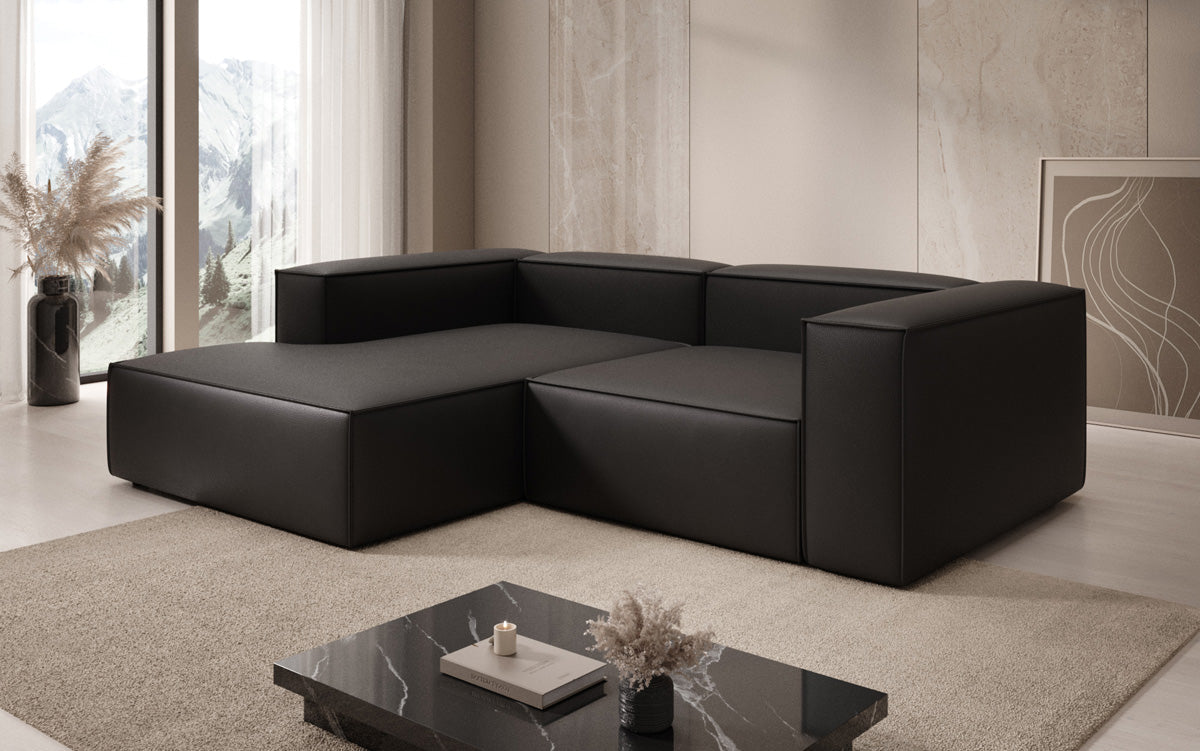 Designer Sofa Lesley L Mini i ægte læder