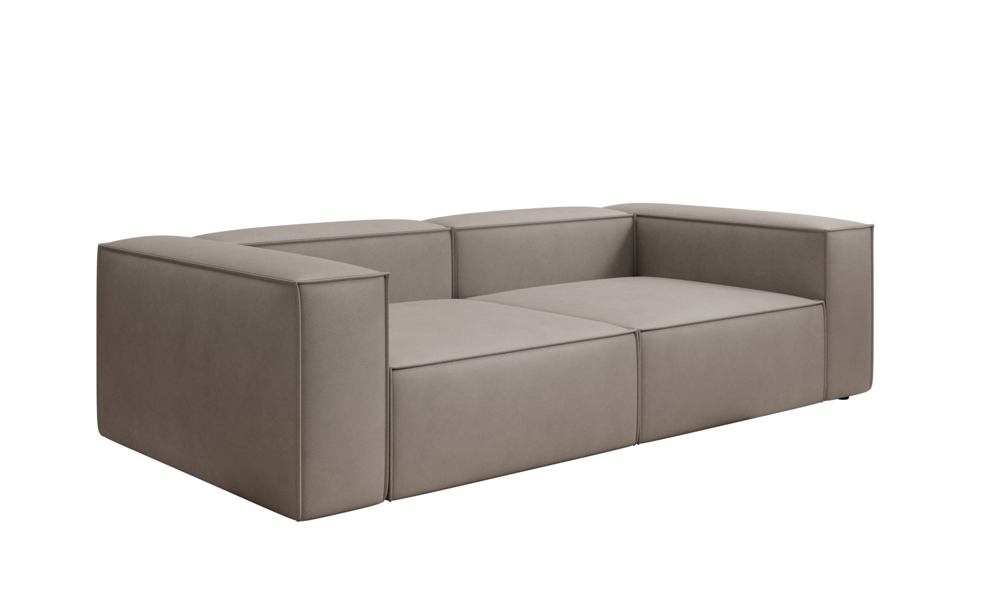 Designer Sofa Lesley 3-personers i ægte læder