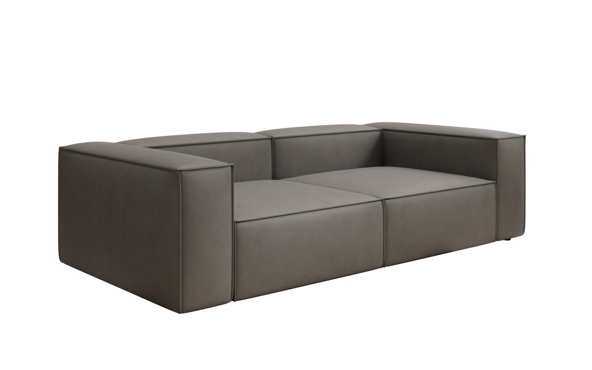 Designer Sofa Lesley 3-personers i ægte læder