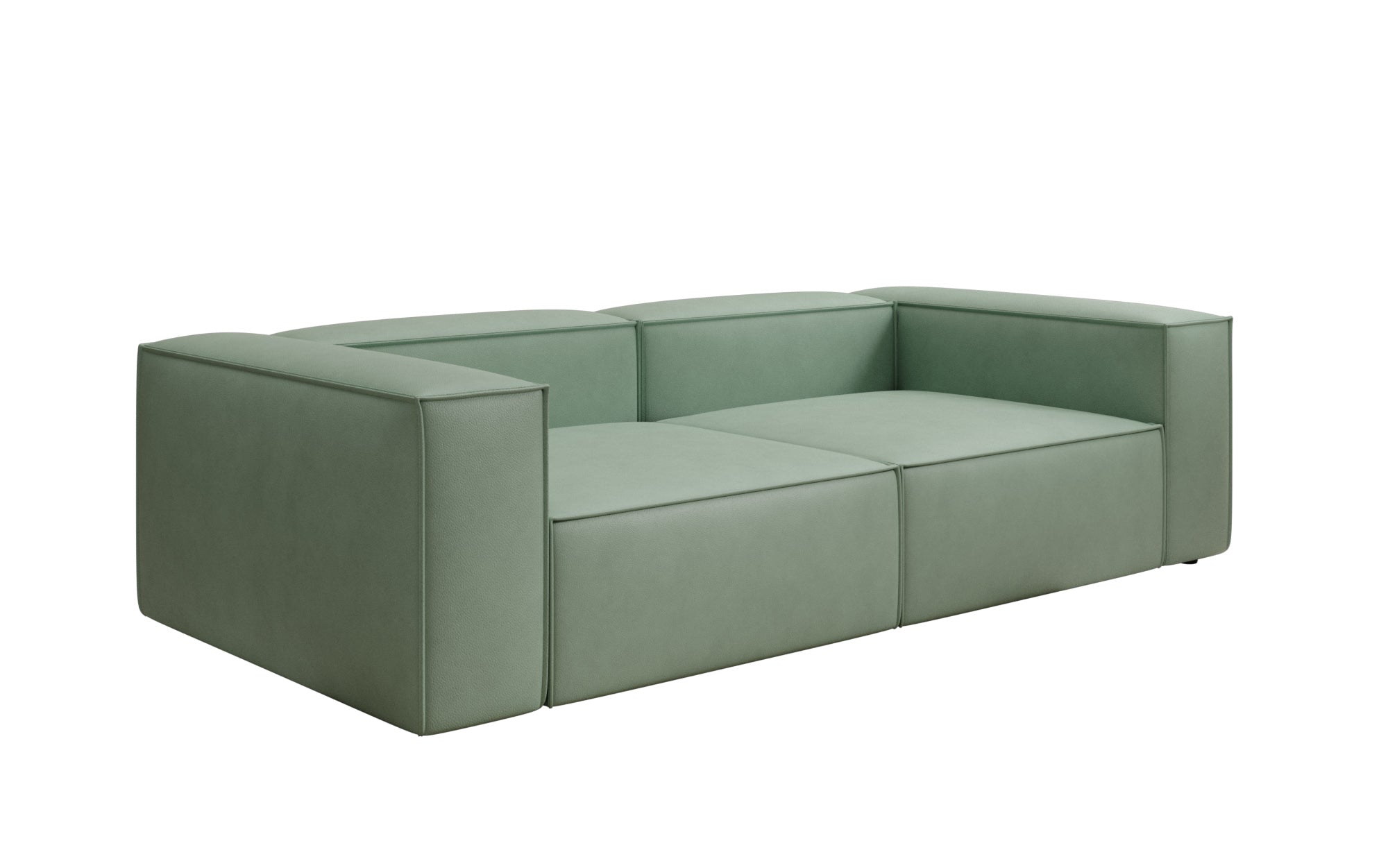 Designer Sofa Lesley 3-personers i ægte læder