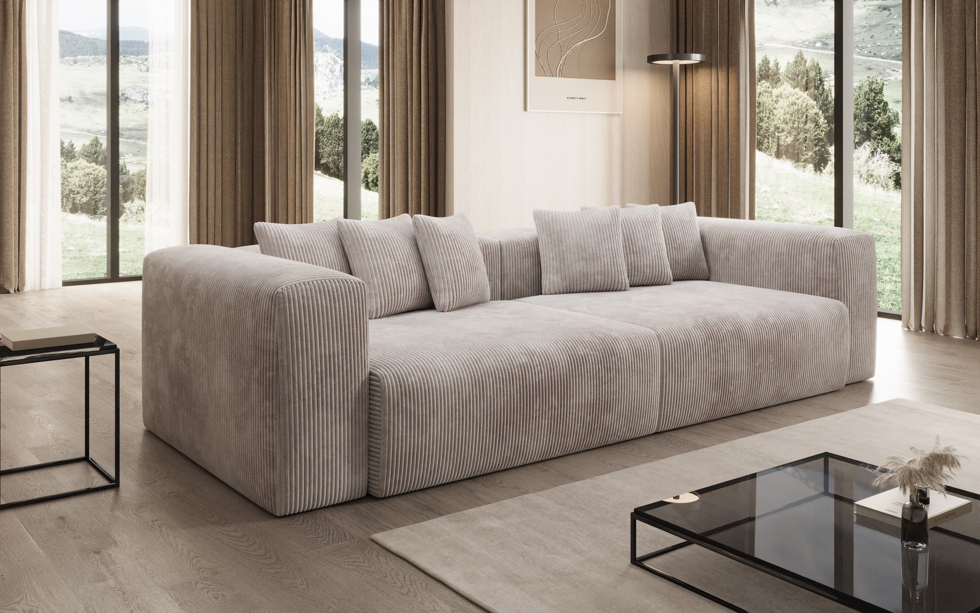 Designer Sofa Tully 3-personers i Cordfløjl