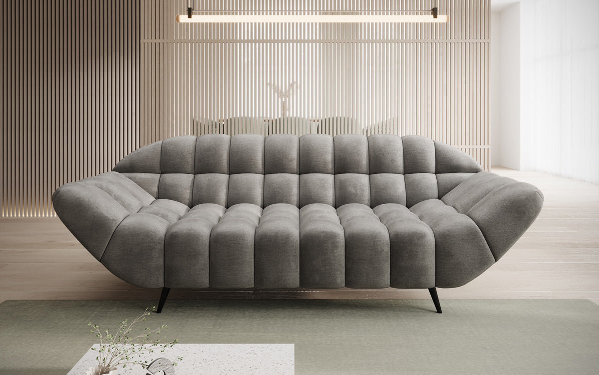 Designer 2-Seater Sofa Amora in Velvet