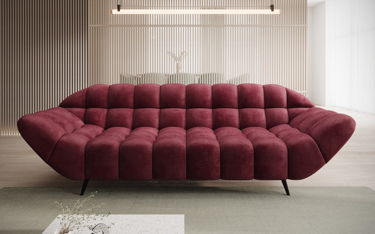 Designer 3-personers sofa Amora i Velour