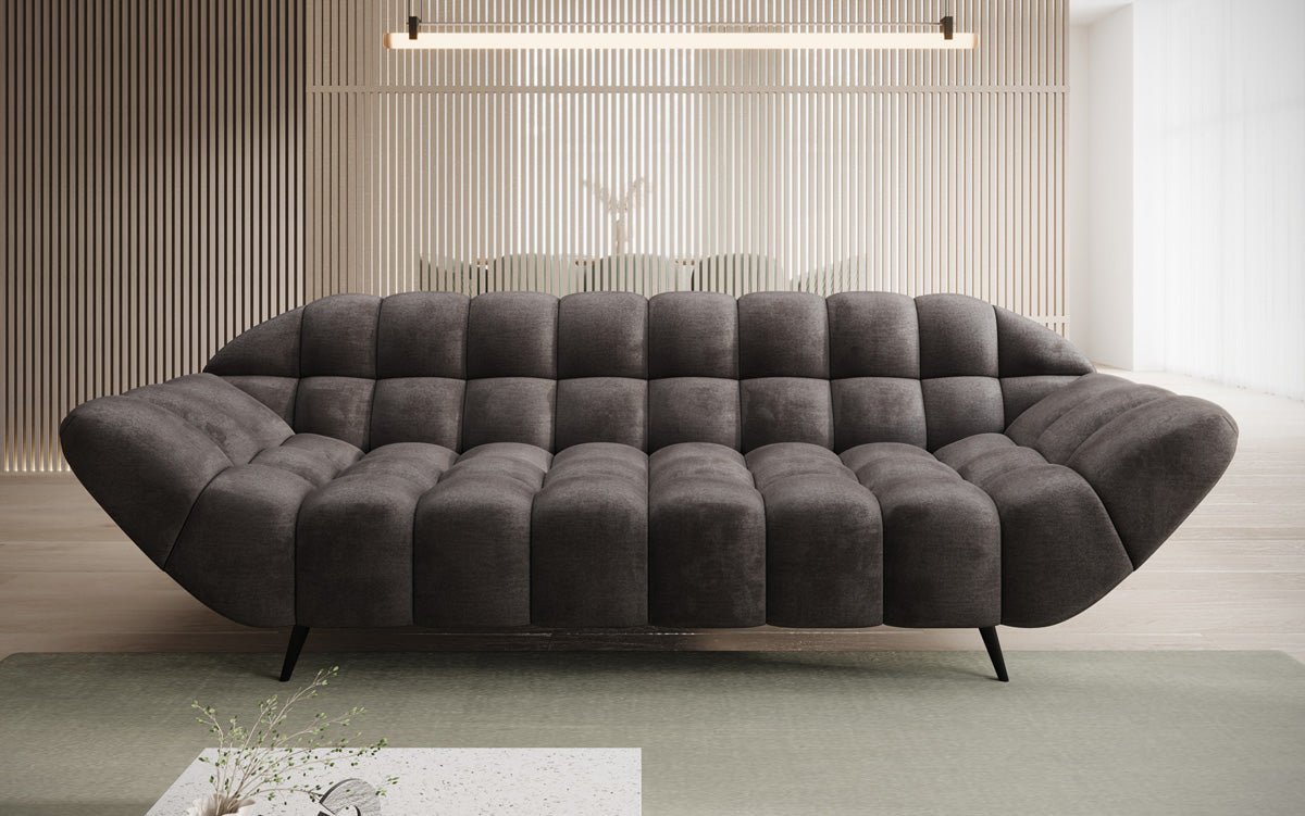 Designer 3-personers sofa Amora i Velour