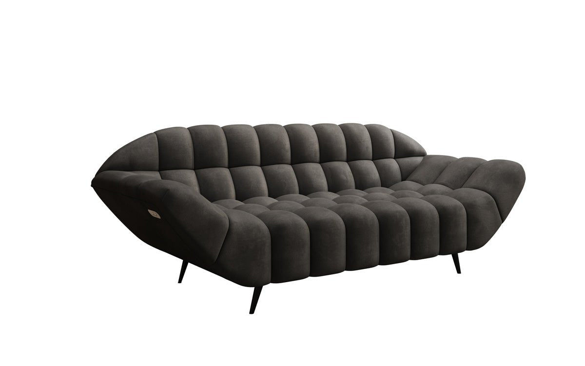 Designer 2-Seater Sofa Amora in Velvet