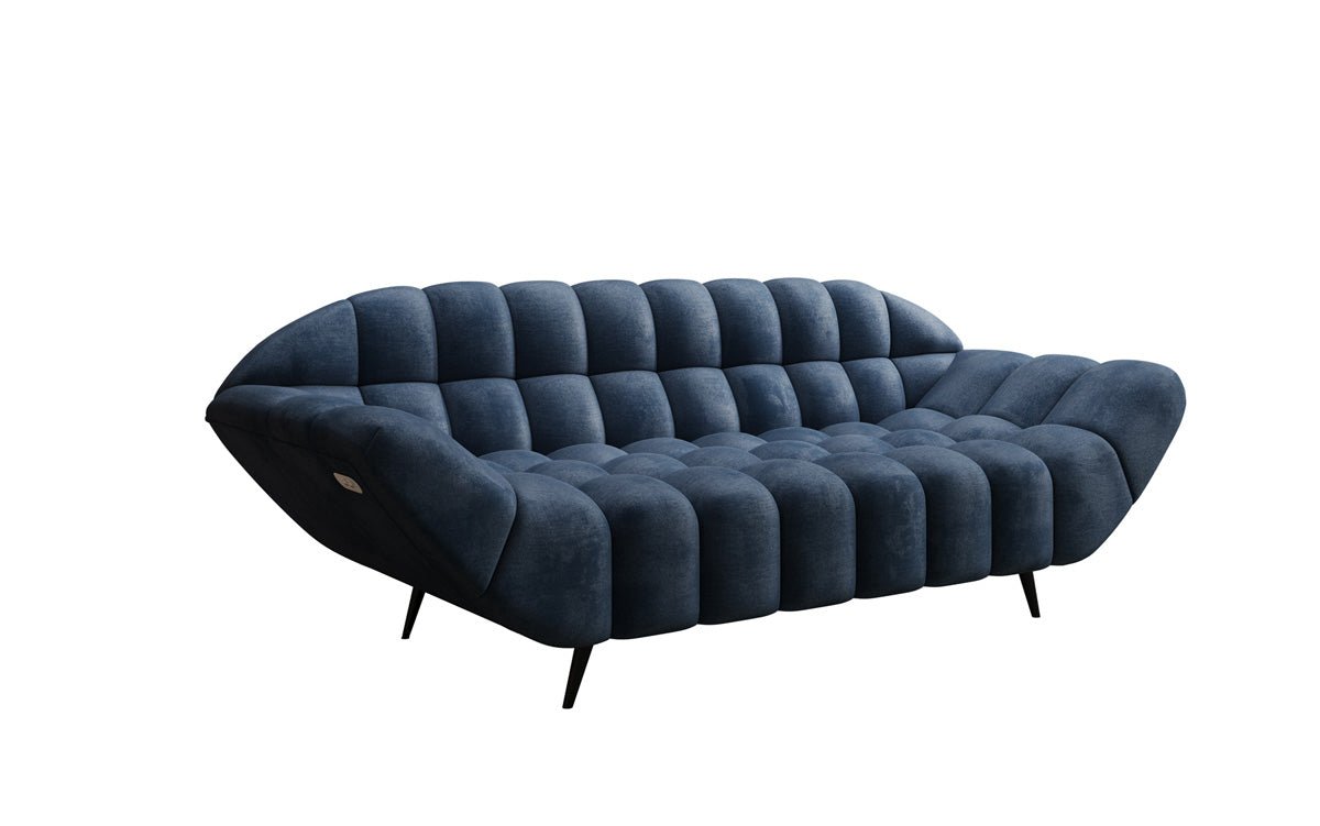 Designer 2-Seater Sofa Amora in Velvet