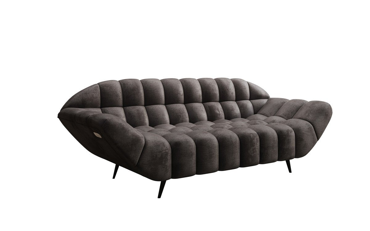 Designer 2-Seater Sofa Amora in Velvet