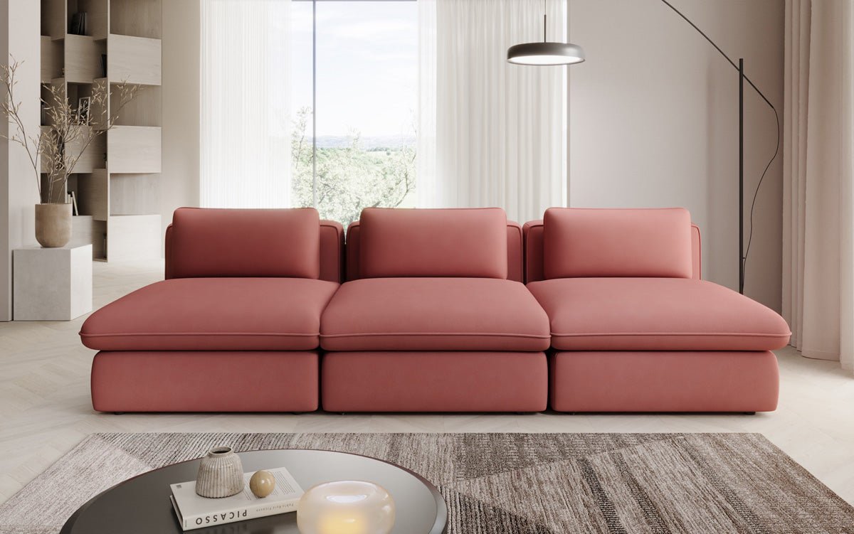 Designer Sofa Cuddle 3-personers i Stof