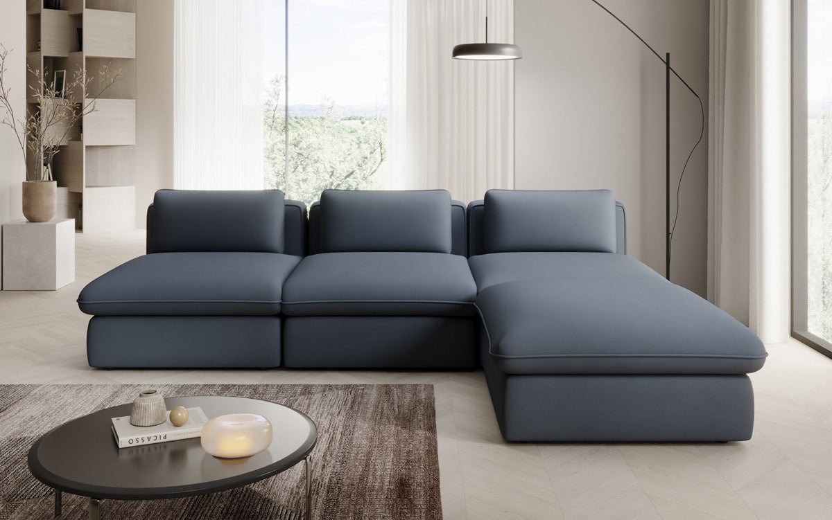 Designer L Sofa Kram i Stof