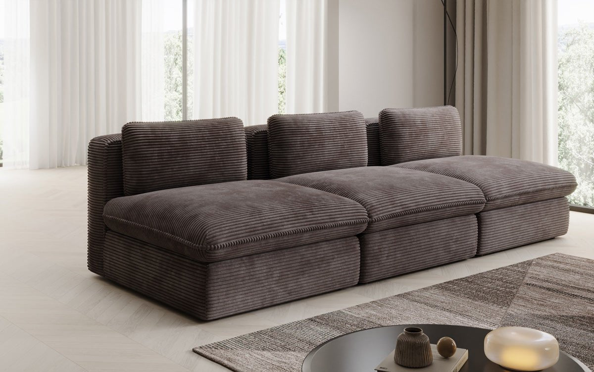 Designer Sofa Cuddle 3-personers i Cordfløjl