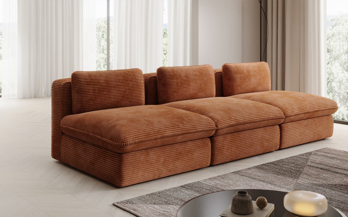 Designer Sofa Cuddle 3-personers i Cordfløjl