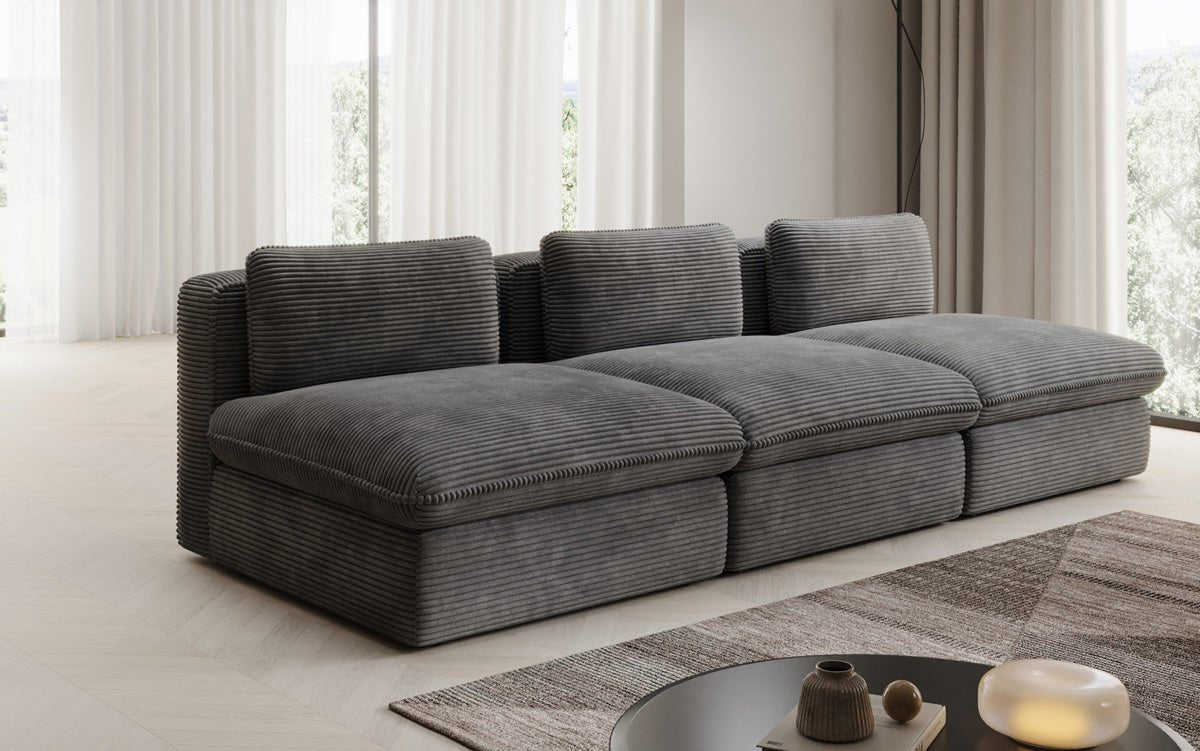 Designer Sofa Cuddle 3-personers i Cordfløjl