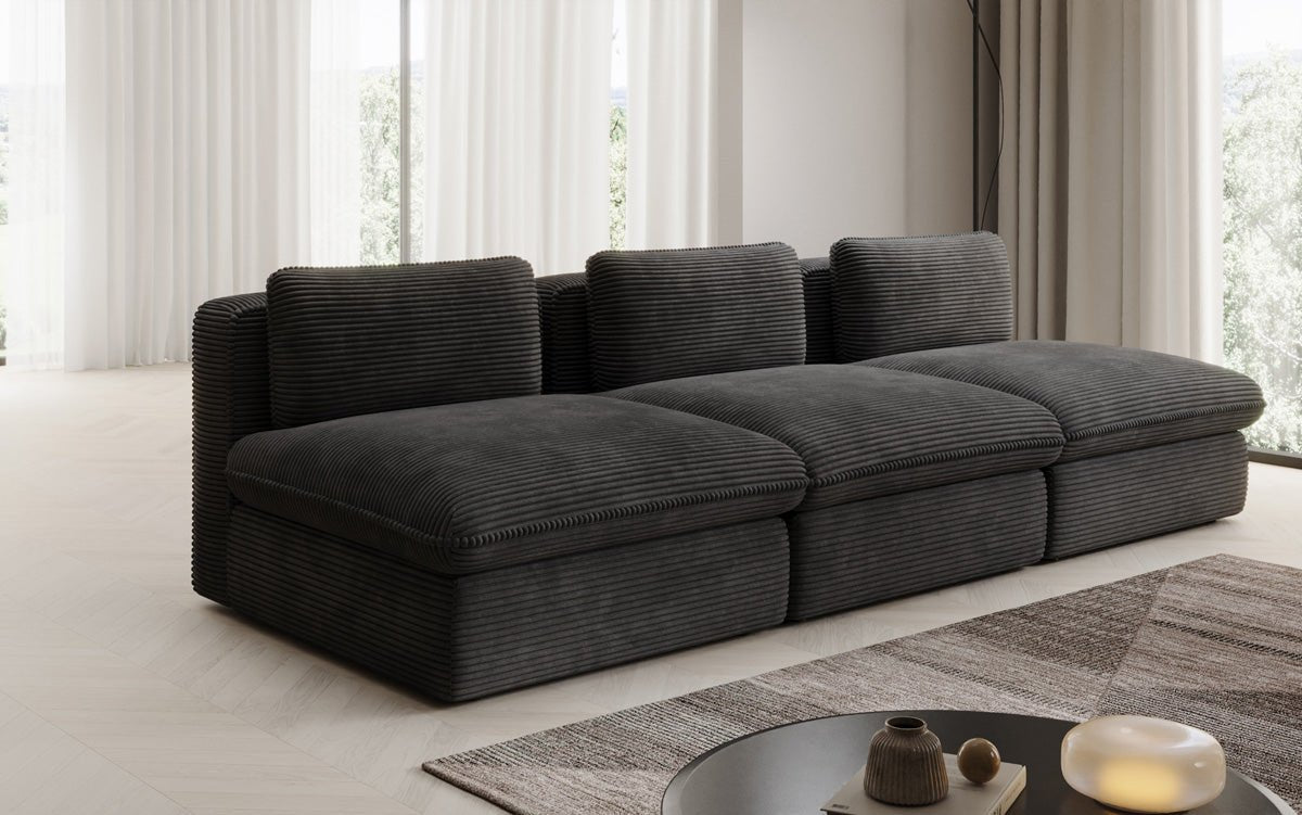 Designer Sofa Cuddle 3-personers i Cordfløjl