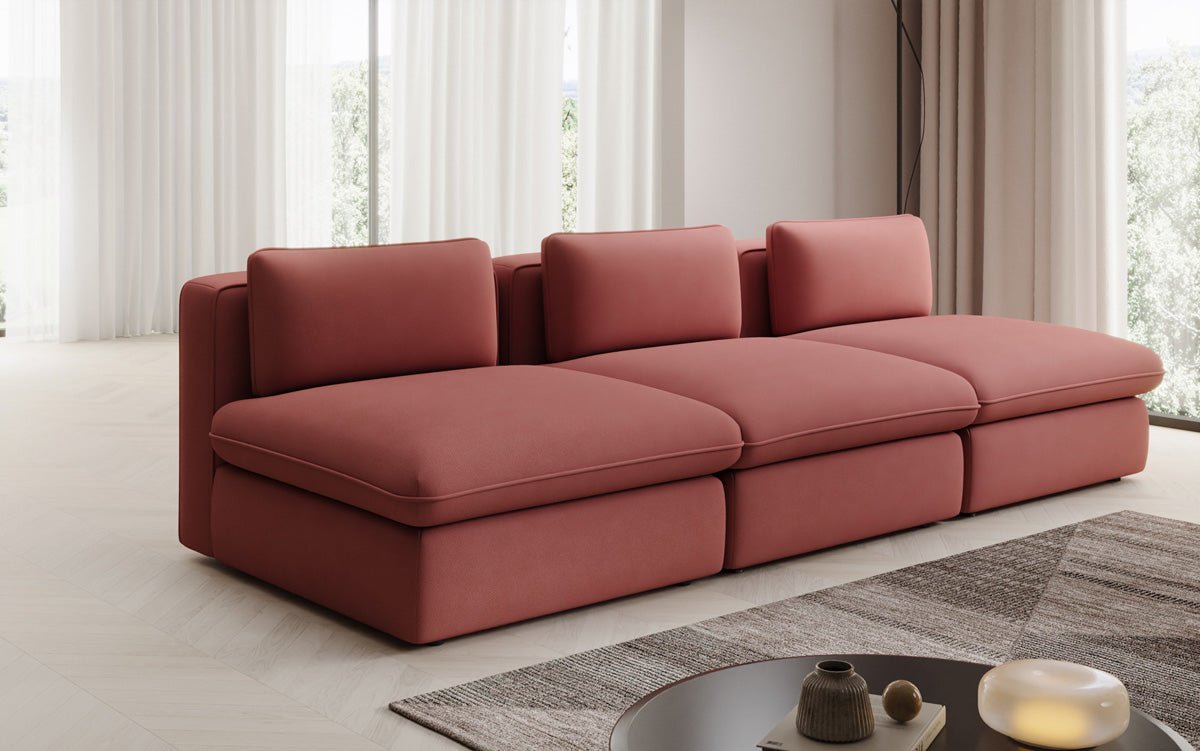 Designer Sofa Cuddle 3-personers i Stof