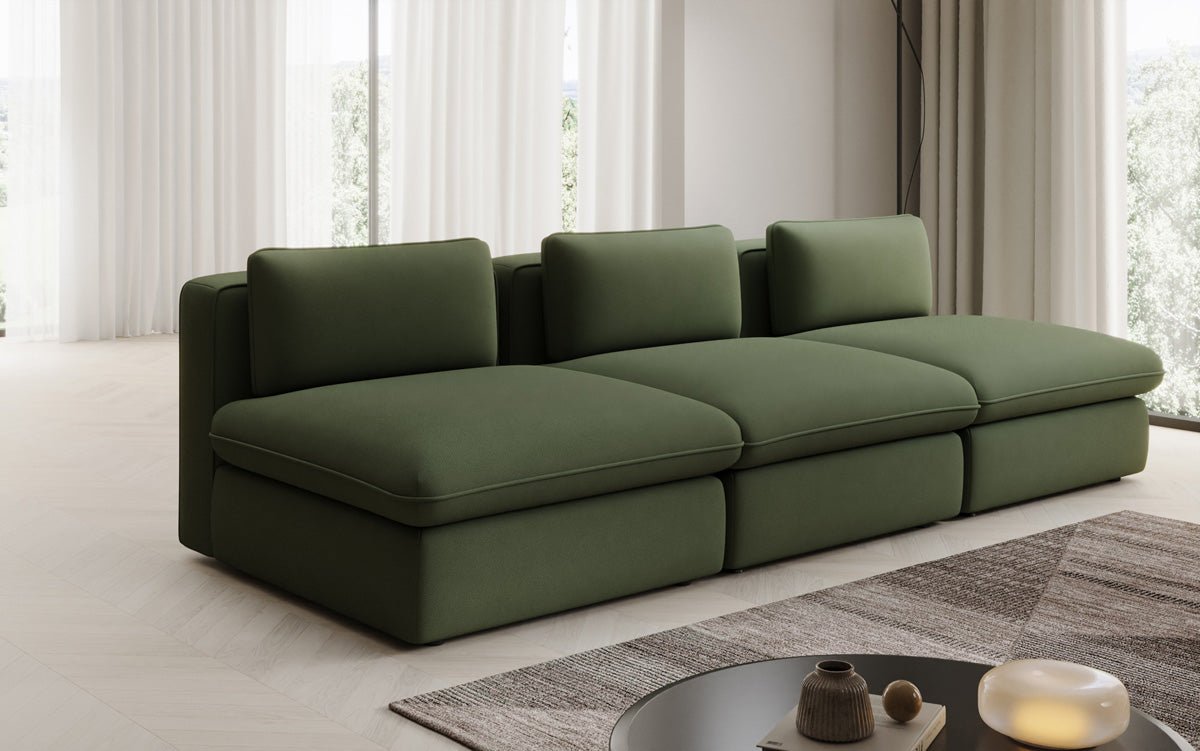 Designer Sofa Cuddle 3-personers i Stof