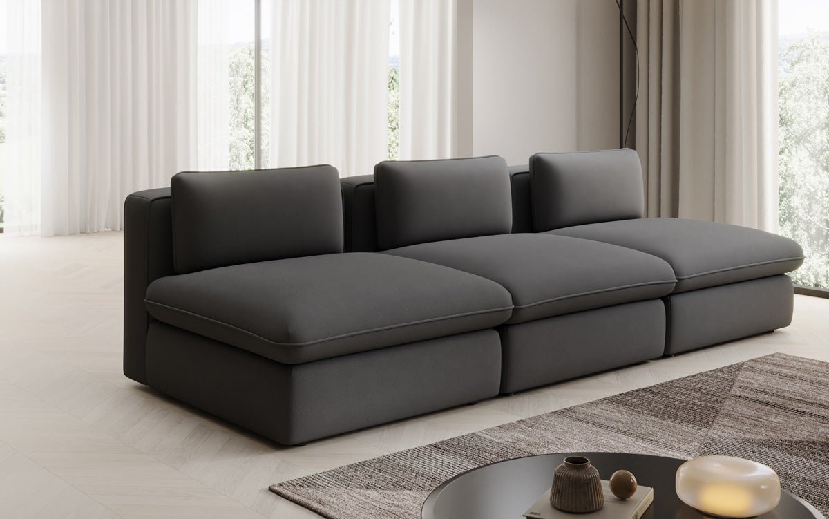 Designer Sofa Cuddle 3-personers i Stof