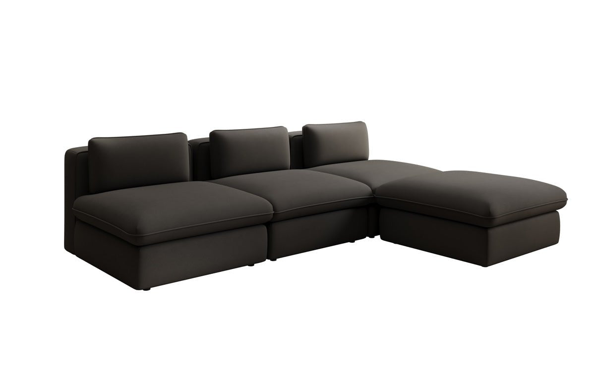 Designer L Sofa Kram i Stof