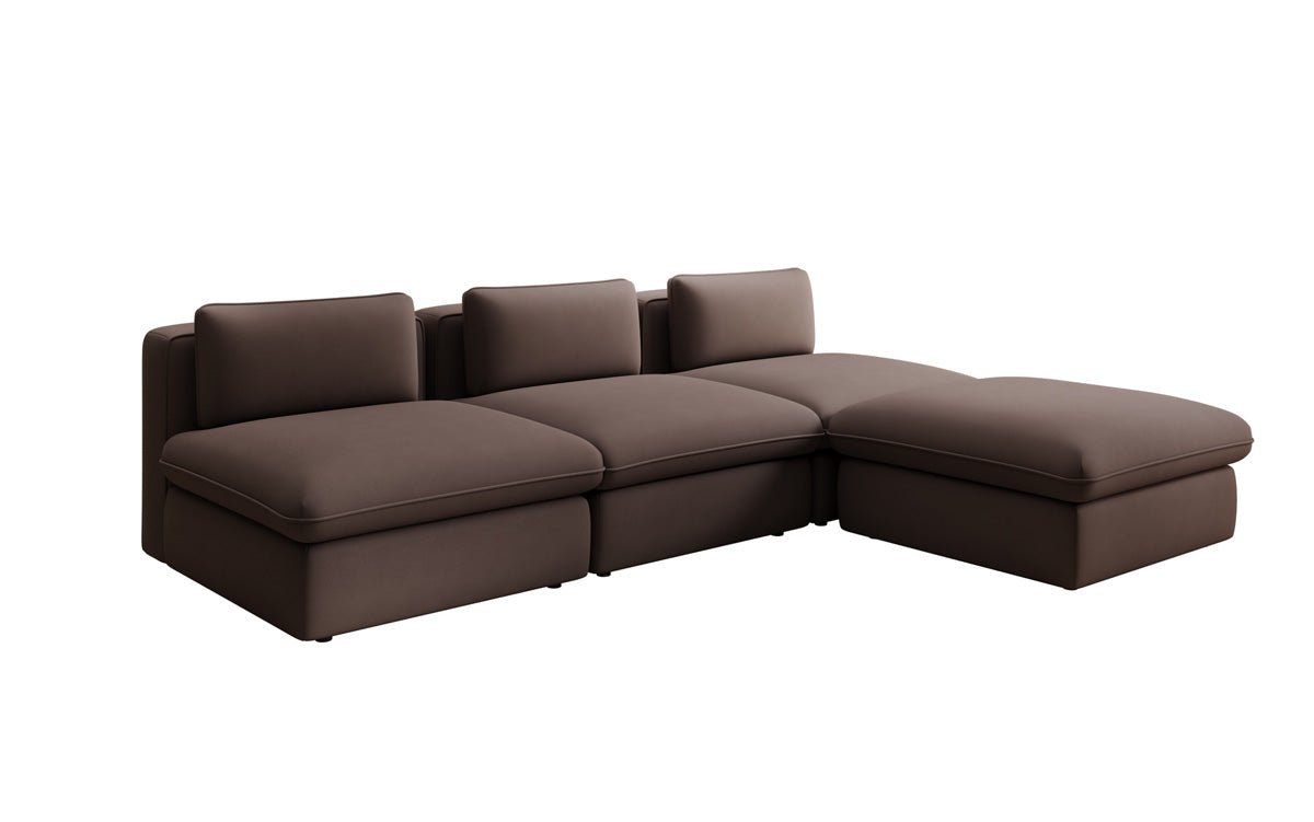 Designer L Sofa Kram i Stof