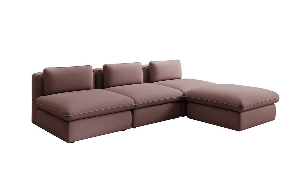 Designer L Sofa Kram i Stof